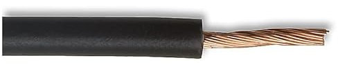 Tri-Rated Switchgear Wire, High Temperature Single Core Cable, 0.75mm, Black, 100 Metres Reel