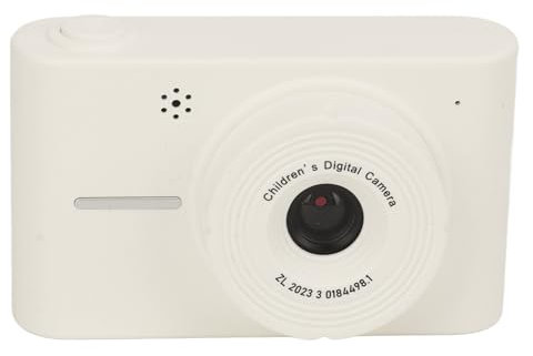 Elprico Digital Camera,Autofocus Vlogging Camera 40MP 8X Digital Zoom Digital Camera,Dual Lens 1080P Digital Camera,Portable Compact Small Camera for Teens Adult Beginner Kids (White)