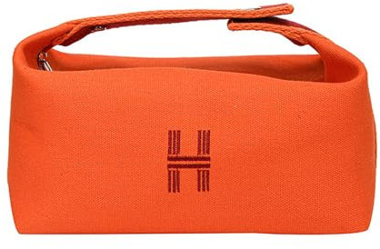 Kosmetiktasche Segeltuch,Reise Schminktasche Münztasche Tragbare Kulturbeutel, Kosmetikzubehör-Organizer mit Reißverschluss