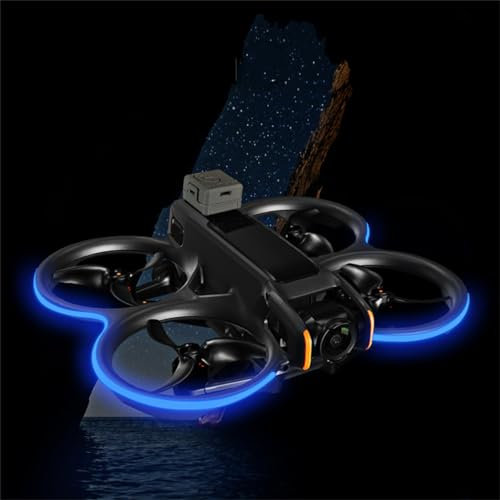 Avatar 2 Nachtlicht-Leuchtstreifen für DJI Avata 2 Drohne Night Light-Warnlicht-Streifen für DJI Avata 2 Zubehör (Blau)