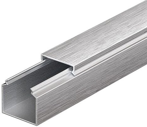 RobustWeg Canaleta para Cables Cuadrada,Canaletas para Cables eléctricos,Canaleta Cuadrada,Canals de Aluminio para Cables,Canaletas para Cables Autoadhesivas,Oculta Cables y Previene Accidentes,