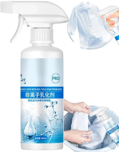 Emulsionante no iónico para quitar manchas de ropa, spray para quitar manchas de aceite para ropa, quitamanchas para ropa, potente quitamanchas en spray versátil