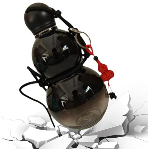 800-ml-Wasserflasche, Trinkflasche, Sportwasserflasche, Sportwasserflasche, Auslaufsichere Wasserflasche, Kürbiswasserflasche, Kürbisflasche, Retro-Kürbiswasserflasche, Bienengewachster Trinkkürbis