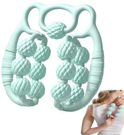 Rouleau de mollet - Rouleau de massage pour cuisses et jambes - Multifonctionnel - Rouleau à main - Outil de massage du corps antidérapant pour jambes, bras, cou, mollets, cuisses, dos