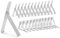 Pinces à Nappe Ensemble de 24 pièces en Acier Inoxydable Nappe de Table Antivento idéales pour Pique-niques et fêtes (Argentée)