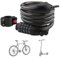 Foydream Candado Patinete Electrico,Candado de Bicicleta Antirrobo con Llave para Patinete Eléctricas Bicicletas Carritos de Bebé