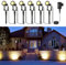 Zuske Gartenbeleuchtung LED Außen, 49FT/15m 6-in-1 Gartenleuchten mit Stecker, Gartenstrahler IP65 wasserdicht Wegbeleuchtung Bodenstrahler für Garten Terrasse Rasen Hof Einfahrt Partei