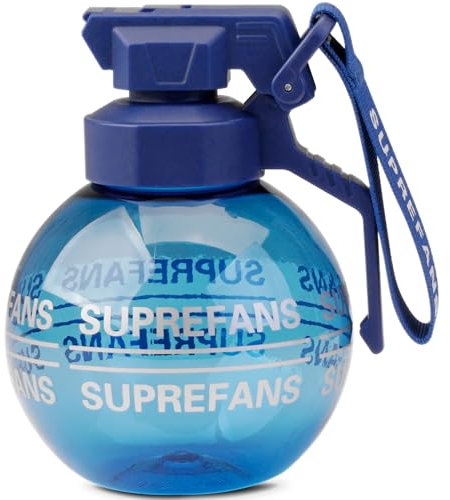 LUCYLANKER Gourde Grenade, Bouteille d'eau de Sport Étanche sans BPA pour Les Amateurs de Fitness et de Plein Air, Idée Cadeau Originale et Amusante, 520 ML (Bleu)