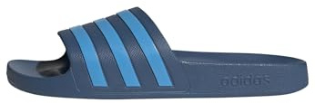 adidas Unisex Adilette Aqua Slides, Dusky Petrol/Lucid Aquamarine/Dusky Petrol, 43 EU