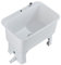 DECAKE Fregadero de plástico para Piscina, Fregadero de plástico Independiente, Fregadero para Catering con desagüe para Cocina, baño, Restaurante, casa de Campo, lavandería, baño, fregad