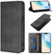 Ufgoszvp Funda para Google Pixel 7, a prueba de golpes, de piel sintética, tipo cartera, funda protectora magnética delgada con ranuras para tarjetas para Google Pixel 7, color negro