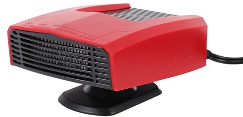 Fockety Batterie-Raumheizung, Tragbare, Leise, Kleine Elektrische Thermostatheizung mit Licht und USB-Anschluss, für Auto, Büro, Camping, Außenbereich