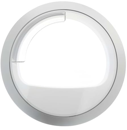 Masterpart Dryer Complete Door Assembly, Silver & White To Fit Bosch Tumble Dryers 11021514