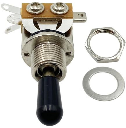 Conmutador selector de palanca 3 posiciones para guitarra Selector de 3 | Pieza de Repuesto para Conmutador Para Adultos, Profesionales, Principiantes, Familias y