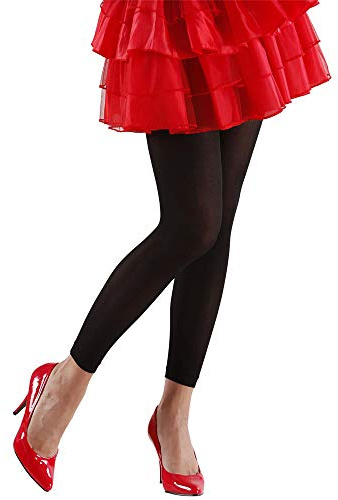 W WIDMANN MILANO Party Fashion - Damen-Leggings | 70 DEN, blickdichte Strumpfhose, 80er Jahre Outfit, Kostümzubehör für Karneval und Mottoparty