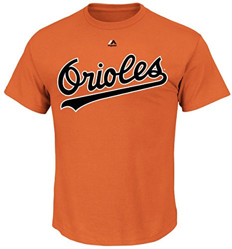 Cal Ripken Jr. Baltimore Orioles MLB Majestic Cooperstown Player Orange T-Shirt