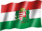 sportfanshop24 Flagge/Fahne UNGARN mit Wappen Staatsflagge/Landesflagge/Hissflagge mit Ösen 150x90 cm, sehr Gute Qualität