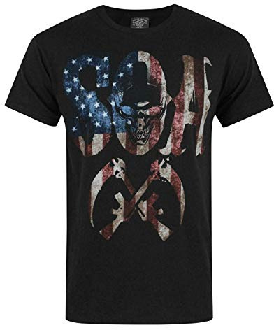 Sons of Anarchy Americana & Crossed Rifles Men's T-Shirt