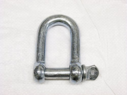 11MM Galvanised Steel Dee Shackles x1
