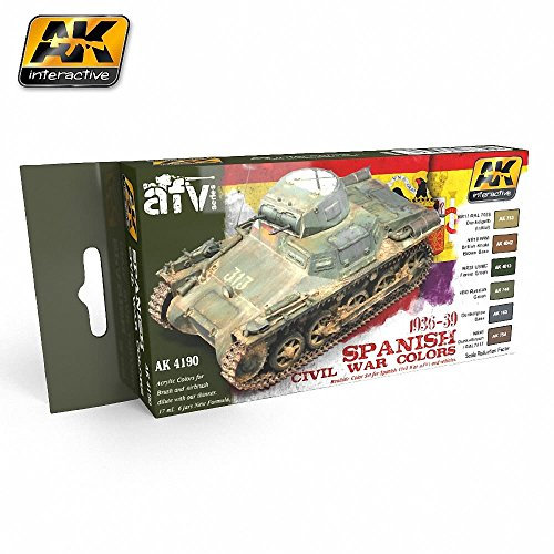 AK Interactive - 1936-1939 Spanish Civil War Colors Set