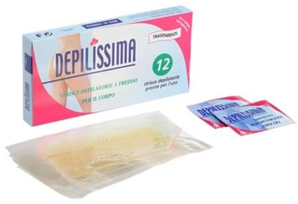DEPILISSIMA STRISCE DEPILATORIE A FREDDO CORPO 12PZ