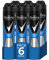 Rexona Cobalt Dry Anti-Transpirant Deosol für Herren, 200 ml, 6 Stück, Verpackung kann variieren