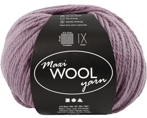 Wolle,Lavendel,L:125m,100g/1Knäuel