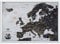 2Maps Europakarte Pinnwand mit Pins - Reisekarte mit Bonus 100 Stecknadeln - Europa Pinnwand Kork - 53x3x43 cm - Gerahmte Landkarte mit Pinnadeln, Hergestellt in der EU