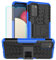 Yiakeng Coque pour Samsung A02s Protecteur d'écran HD, Double Couche Antichoc Protection avec Support Coque pour Samsung Galaxy A02s (Bleu)