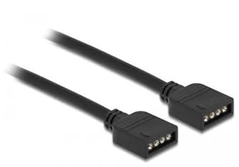 Delock RGB Anschlusskabel 4 Pin für 12 V RGB LED Beleuchtung 30 cm