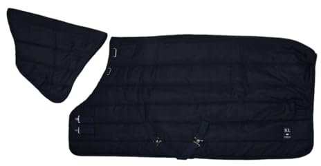 Kingsland Primary Stalldecke mit Halsteil 500g, Länge:140cm, Farbe:Navy