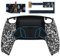 eXtremeRate Programmierbares RISE4 Remap Kit für ps5 Controller BDM-010/020,Remapping Board&Grips Case Texturiertes Rückplate Gehäuse&Rücktasten Back Paddles für ps5-Weiß