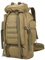KXBUNQD Wasserdichter Camping-Wanderrucksack, 70L/100L, Molle-Rucksack, großer Tagesrucksack für Reisen, Khaki, Large, Sportlich