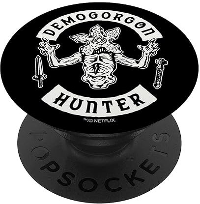 Stranger Things Demogorgon Hunter Banner PopSockets mit austauschbarem PopGrip
