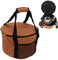 BORDSTRACT Sac de Transport de Vaisselle de Camping, 13,7 L Grande capacité, Sac de Rangement de Couverts de Pique-Nique étanche, pour Assiettes, Vaisselle, casseroles, Bols, ustensiles