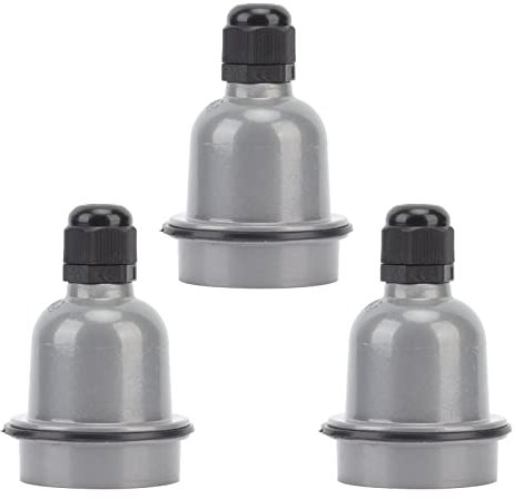 Aoutecen E27-Lampenfassung, hochtemperaturbeständig, wasserdicht, Gute Wärmeisolierung, Antioxidation, Aluminium-Druckgussschale, 3 Stück E27-Fassung für Fabrik