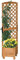 Outsunny Fioriera quadrata con traliccio sulle gambe per fiori e piante - dim. 54,5L x 52L x 180H cm - Legno di abete preoliato