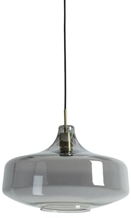 Light & Living Hängeleuchte Solna - Smoke Glas - Ø39.5cm - Rund - Glas - Hängelampe & Pendellampe - Lampe Wohnzimmer & Schlafzimmer - Pendelleuchte Esstisch