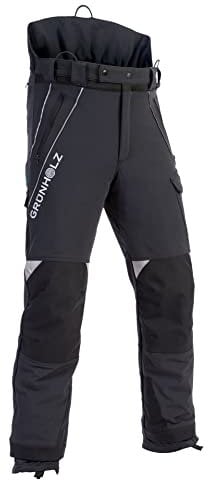 Grünholz Pro³air Schnittschutzhose, Schnittschutzklasse 1 (20 m/s), Gr. 60, anthrazit
