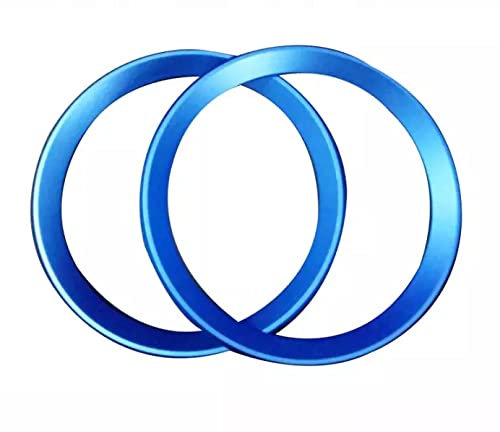 Aluminium Front und Rear Badge Emblem Ring (blau)