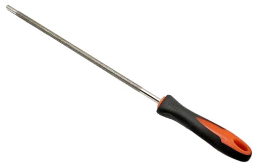 Diamantfeile 4 oder 4,8 oder 5,5mm für 1/4'',0,325',''3/8,.404 Rundfeile/Diamant Feile für Kette Sägekette Kettensäge (5,5mm)