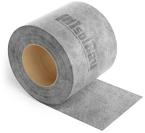 Isolbau Dichtband P3 Grau - 20 m Abdichtband Wasserdichtes Dichtungsband für Sanitär, Dusche, Bad und Fliesen, Balkon und Terrasse, Abdichtung für Innen- & Außenbereich - 120 mm