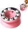 Duuclume Cat Slow Feeder Elevated Bowl für langsam fressende gesunde Ernährung, Katzen Hunde Puzzle Spielzeug Treat Dispenser interaktive für Stimulierung(Rosa)