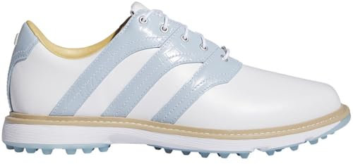 adidas Mc Z-Traxion - Zapatos de golf sin tacos para hombre, Calzado Blanco Azul Maravilla Savannah, 39 1/3 EU
