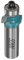 sourcing map Roundover Router Bit 1/2 Shank 1/8 Radius Carbide Tipped Edge Rounding Over Bit with Bearing Guide, Woodworking Milling Tool, Cyan