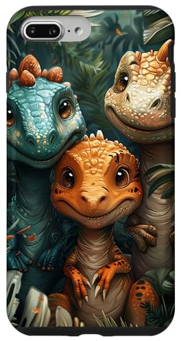 Cute Dinosaurs Case for iPhone 7 Plus/8 Plus