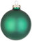 Magie di Natale Palline per albero di Natale, sfera vetro verde smeraldo opaco (6 sfere da 8 cm)