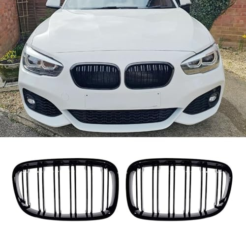 AOIQTTJNB F20 F21 Griglia Paraurti Anteriore per BMW 1 Série F20 F21 LCI Griglia Paraurti Nero Lucido 1 Série 2015 2016 2017 2018 2019
