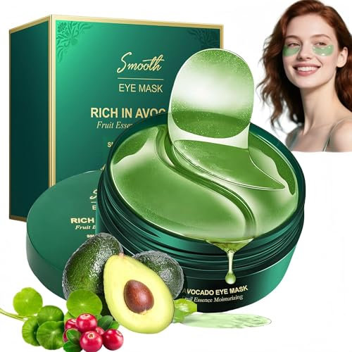 60PC Parches Ojos Bolsas y Ojeras, Parches Antiarrugas, Parches Ojeras y Bolsas, Collagen Eye Patch Allevia l'affaticamento Degli Occhi, Elimina Borse e Occhiaie e Schiarisce le Rughe