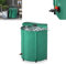 Froadp 200L Regentonnen Faltbare Regenwassertonne mit Deckel & Skala, Matte Plane, Wasserspeicher Wassertank für Gartenbewässerung, Eisbaden Tonne, Regenwasserfass inkl. Ablassventil(Grün)